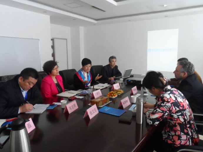 UBM亞洲公司來山東丞華展覽參觀